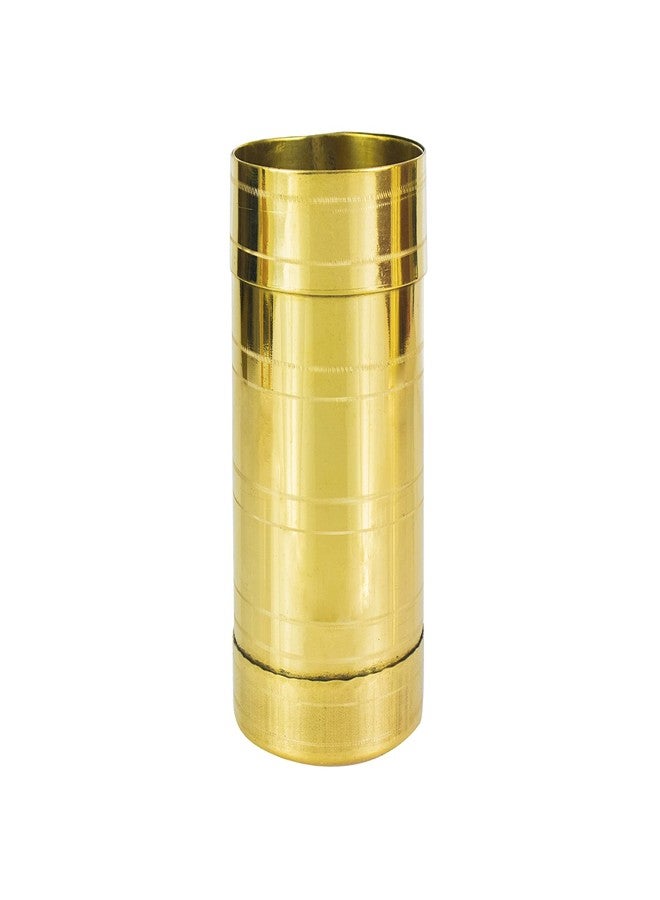 Spillbox وعاء قياس الأرز النحاسي Spillbox Padi Uzhakku، وعاء قياس تقليدي من Changazhi للأرز والحبوب، وعاء نيرا بارا من ولاية كيرالا، كوب، إبريق، قدح، وعاء للمنزل والمطبخ - (الحجم 3) - Image 2